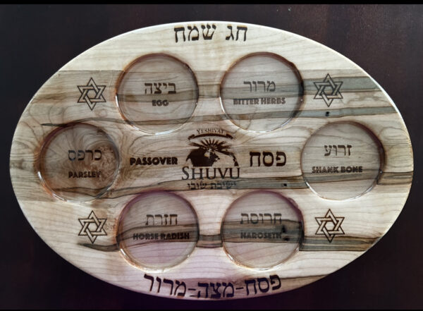 Passover Seder Plate Shuvu