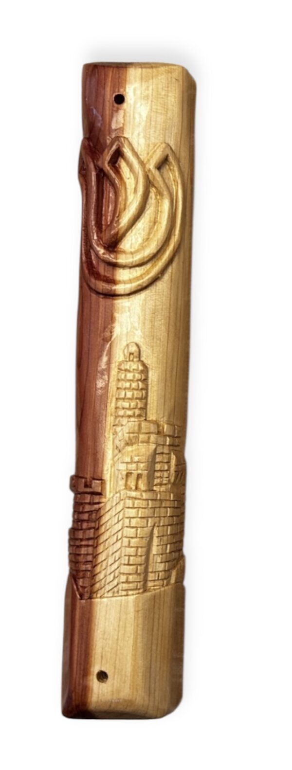 Carved Mezuza David Tower