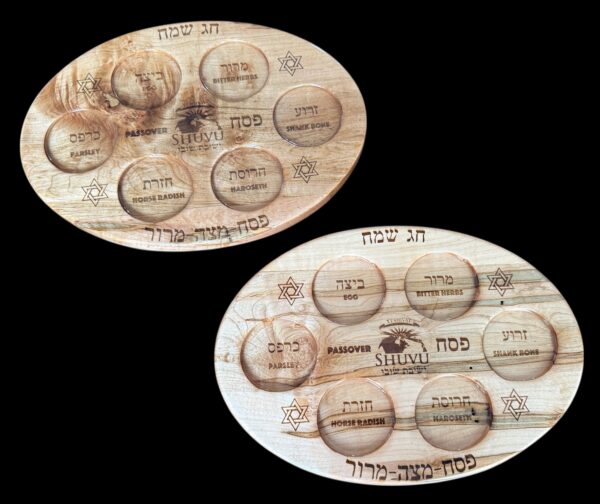 Passover Seder Plate Shuvu - Image 4